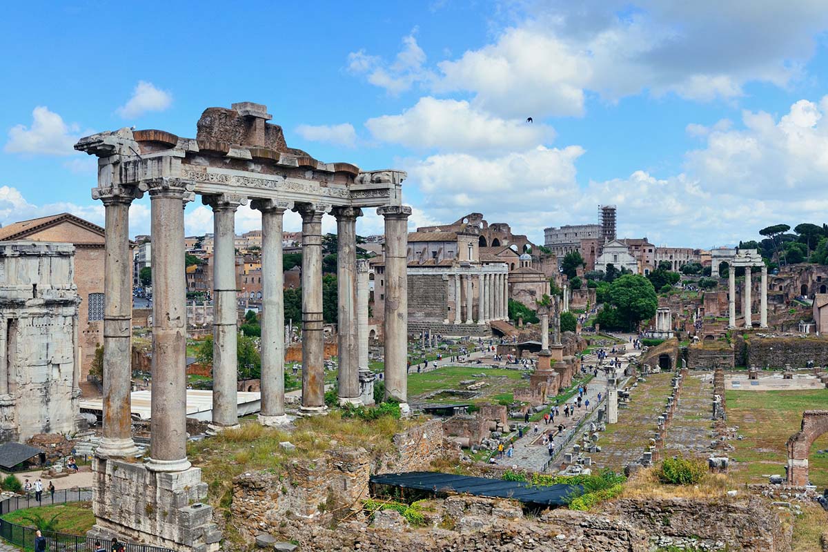 Visit the Roman Forum on a port day self exploring rome with kids