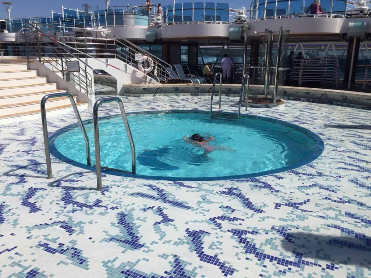 Princess Cruises pool - book a family cruise in the Caribbean this winter