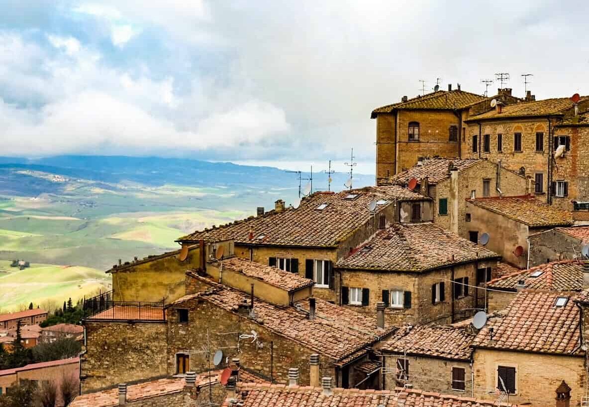 Italy photo of Voltera Tuscany rooftops