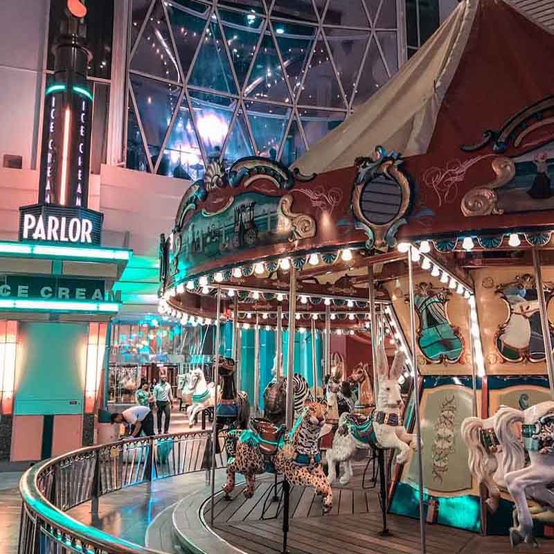 Symphony or the Seas carousel on the Boardwalk , Symphony Of The Seas Size