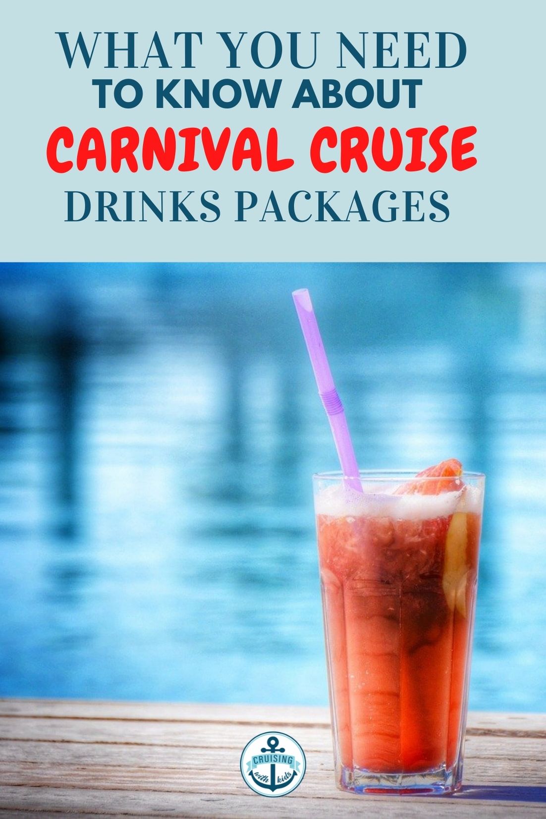 What you to know about Carnival Cruise Drinks Packages