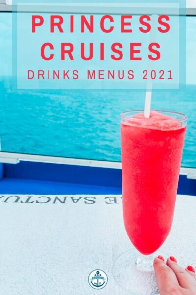 princess cruise line drink list