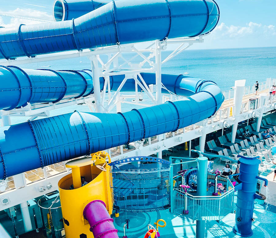 Kids pool and slide on NCL Encore