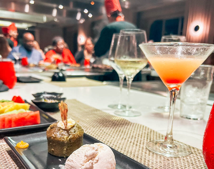 Teppanyaki on Norwegian Encore