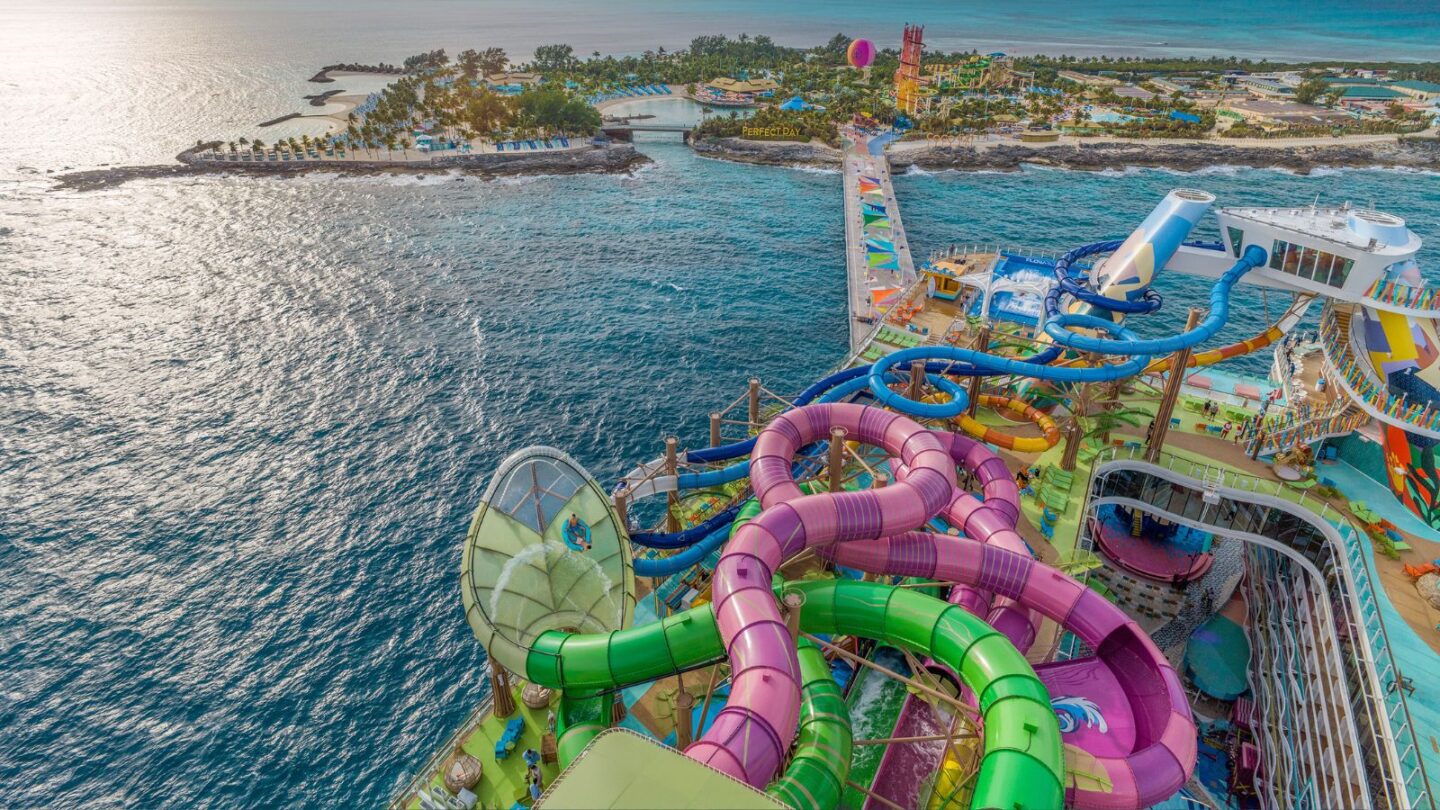 Water Slides on the Icon of the Seas