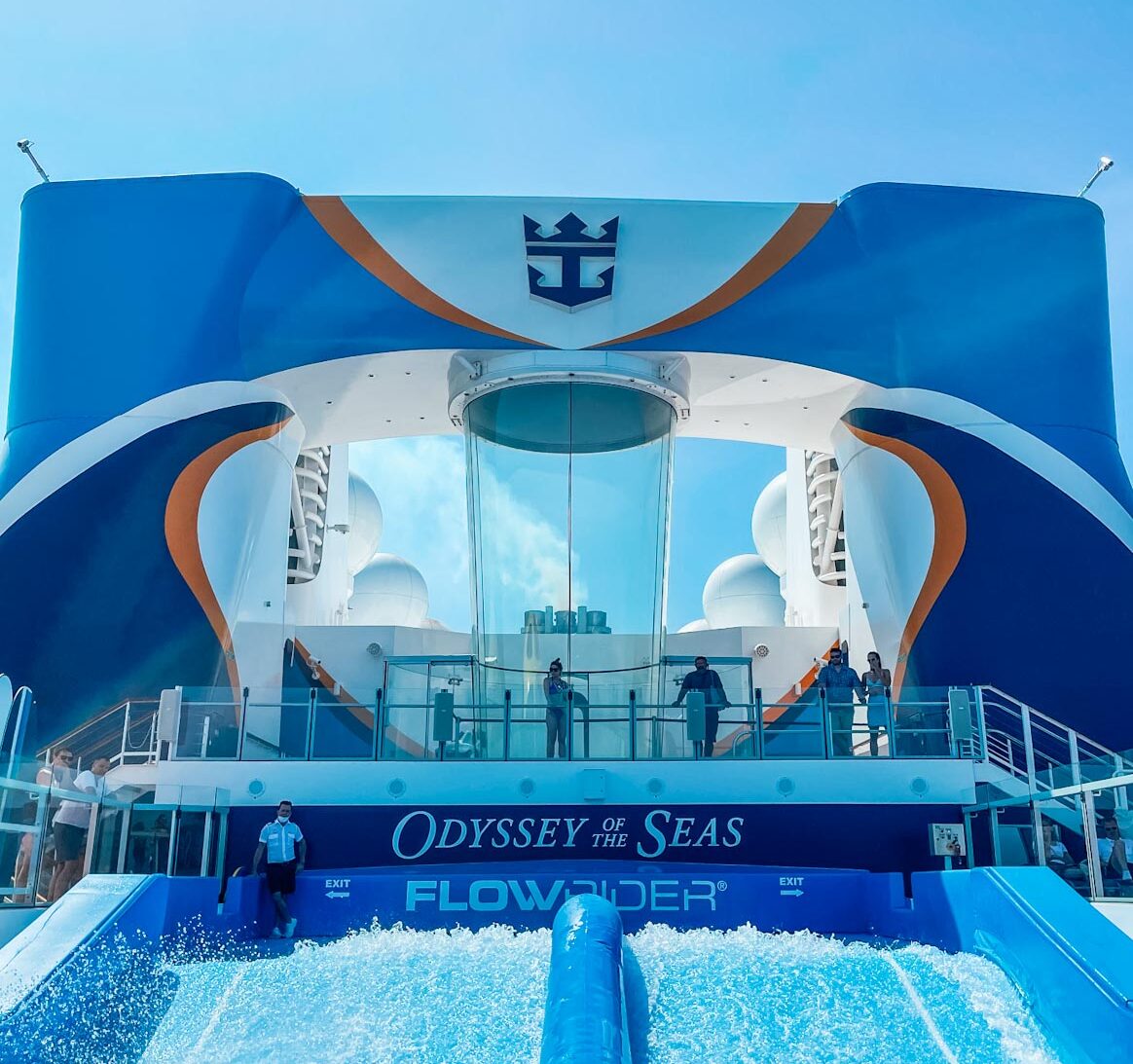 The Flowrider and iFly on Odyssey of the Seas