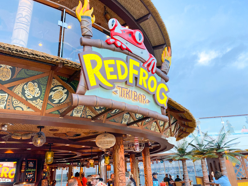 Carnival Celebration Red Frog Tiki Bar