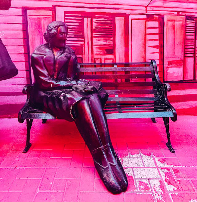 The Paseo de Doña Blanca or The Pink Street of Puerto Plata!
