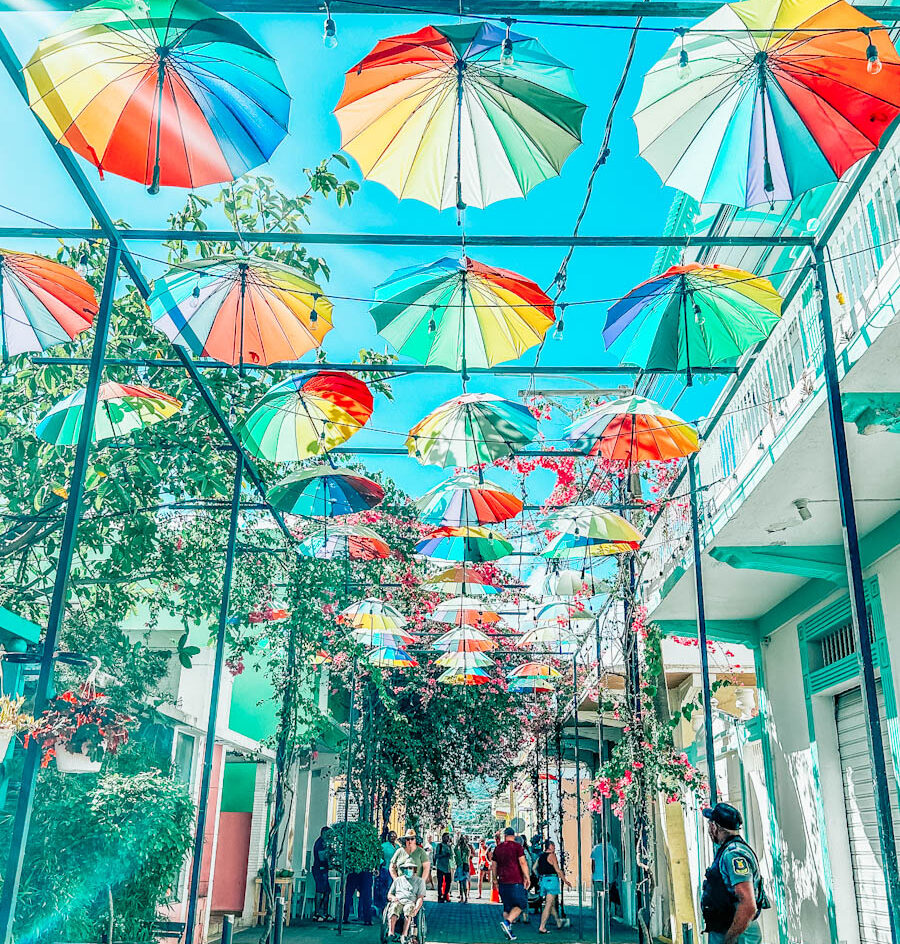 Umbrella Street Dominican Republic