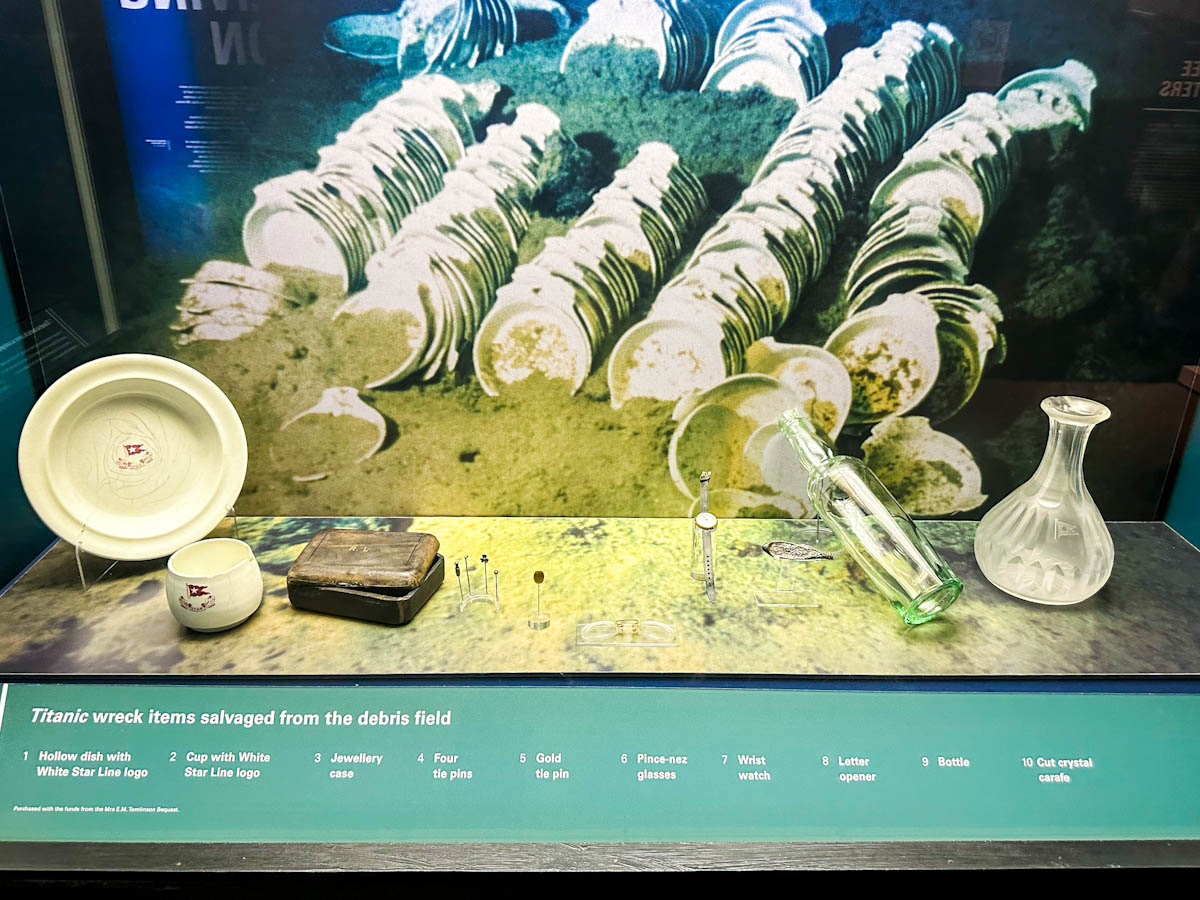 Plates Salvaged from the Titanic