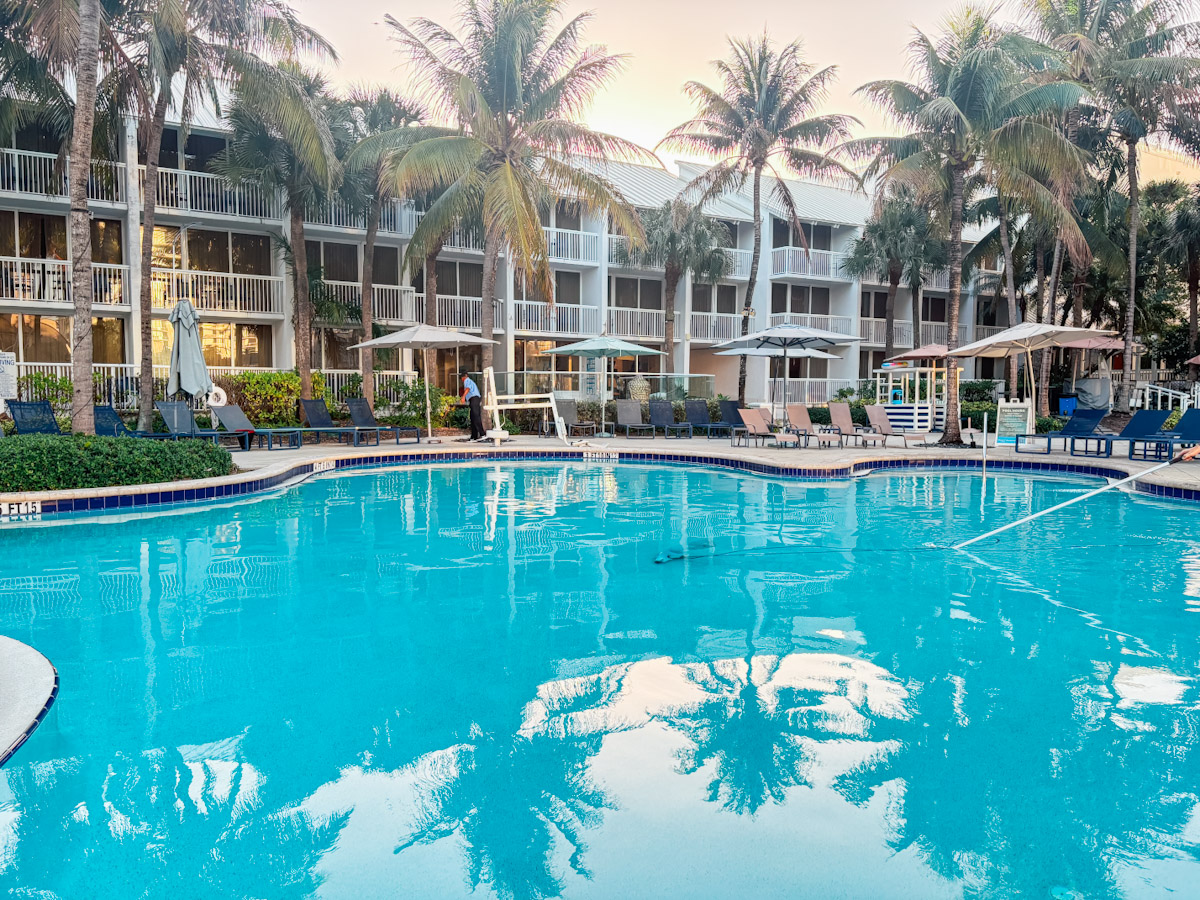Pool Area at the Hilton Fort Lauderdale