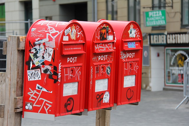 Image by Sharon Ang from Pixabay post boxes in Copenhagen