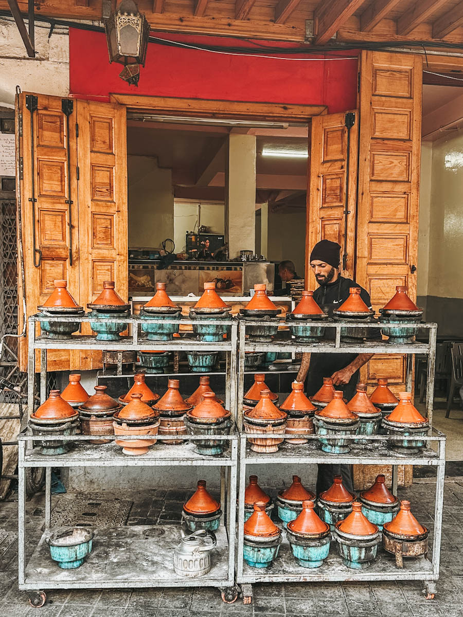 Tagines at the Old Medina Casablanca Morocco