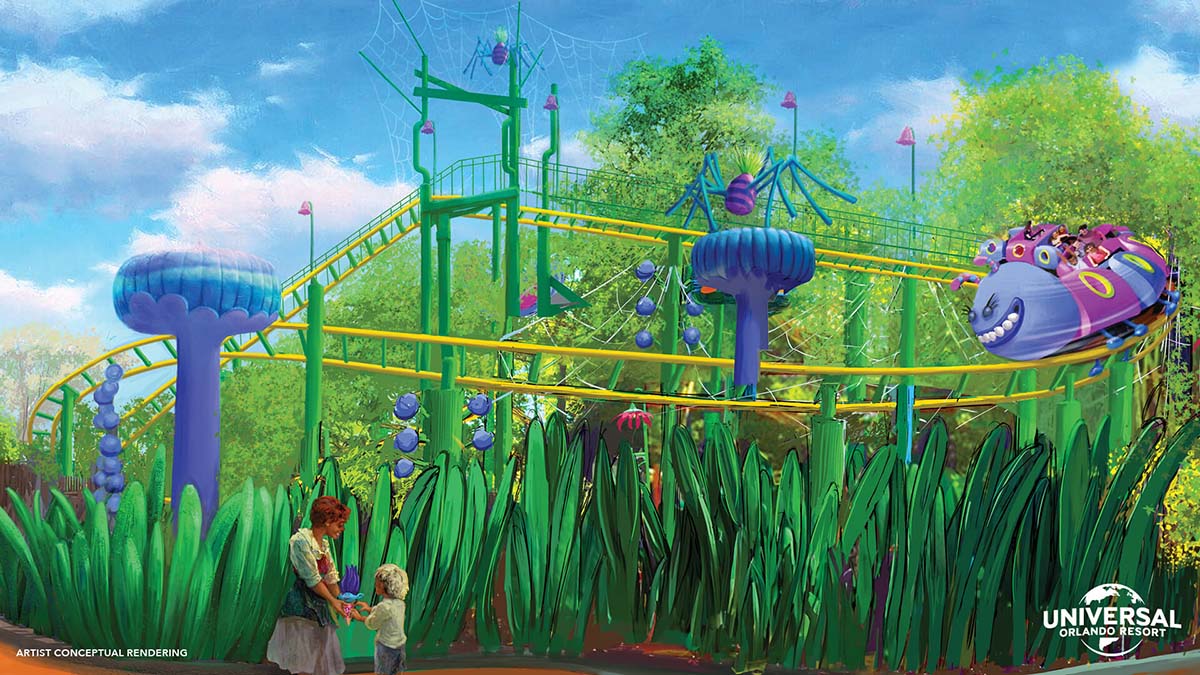 Trolls Trollercoaster at DreamWorks Land at Universal Orlando Resort
