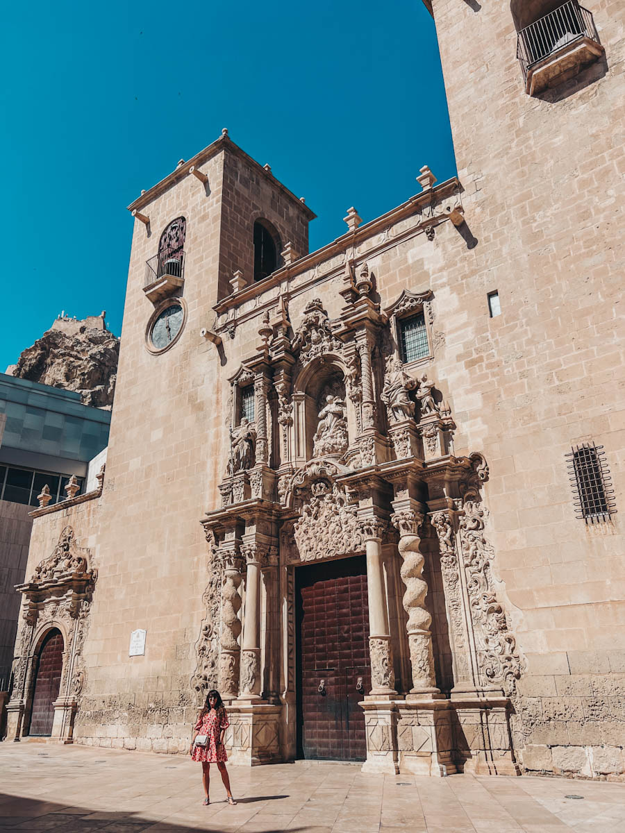 Basilica of St Mary of Alicante Ornate door