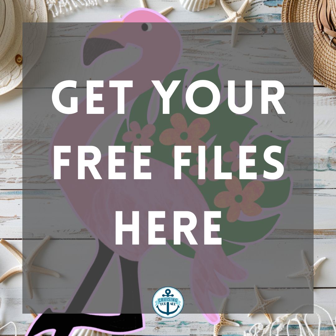 Get you free Flamingo Cruise Door Decorations