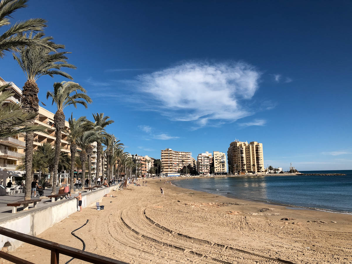 Torrevieja Beach view