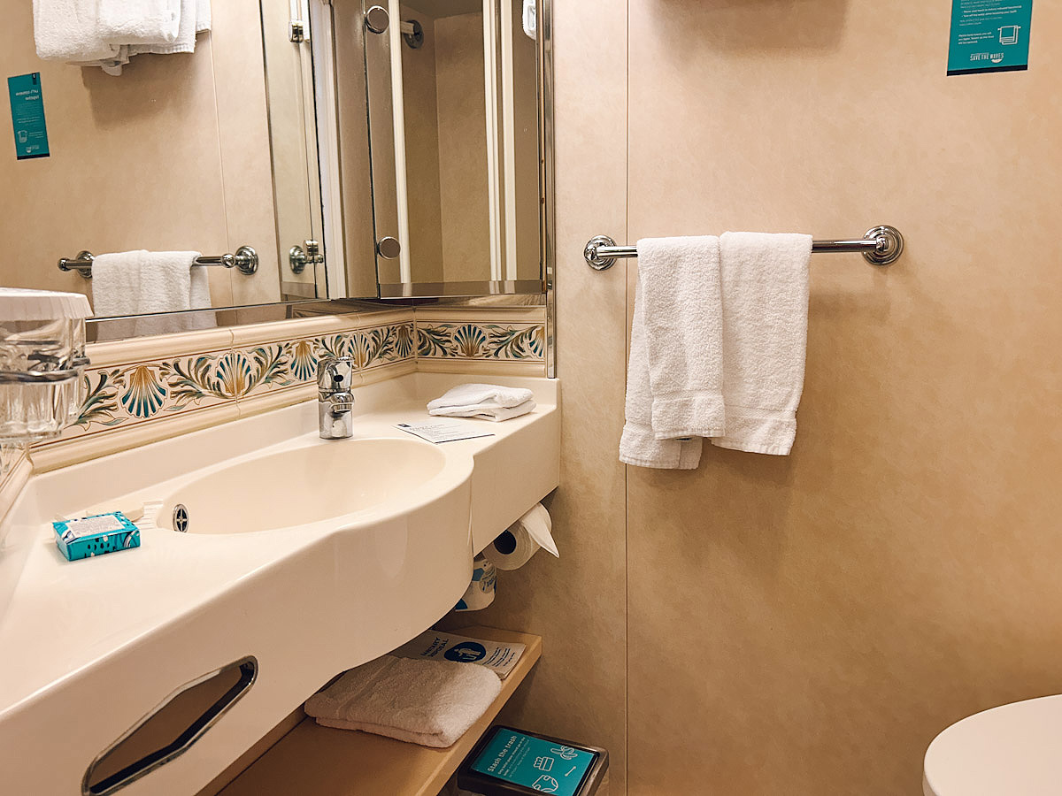 Bathroom in Balcony Cabin
