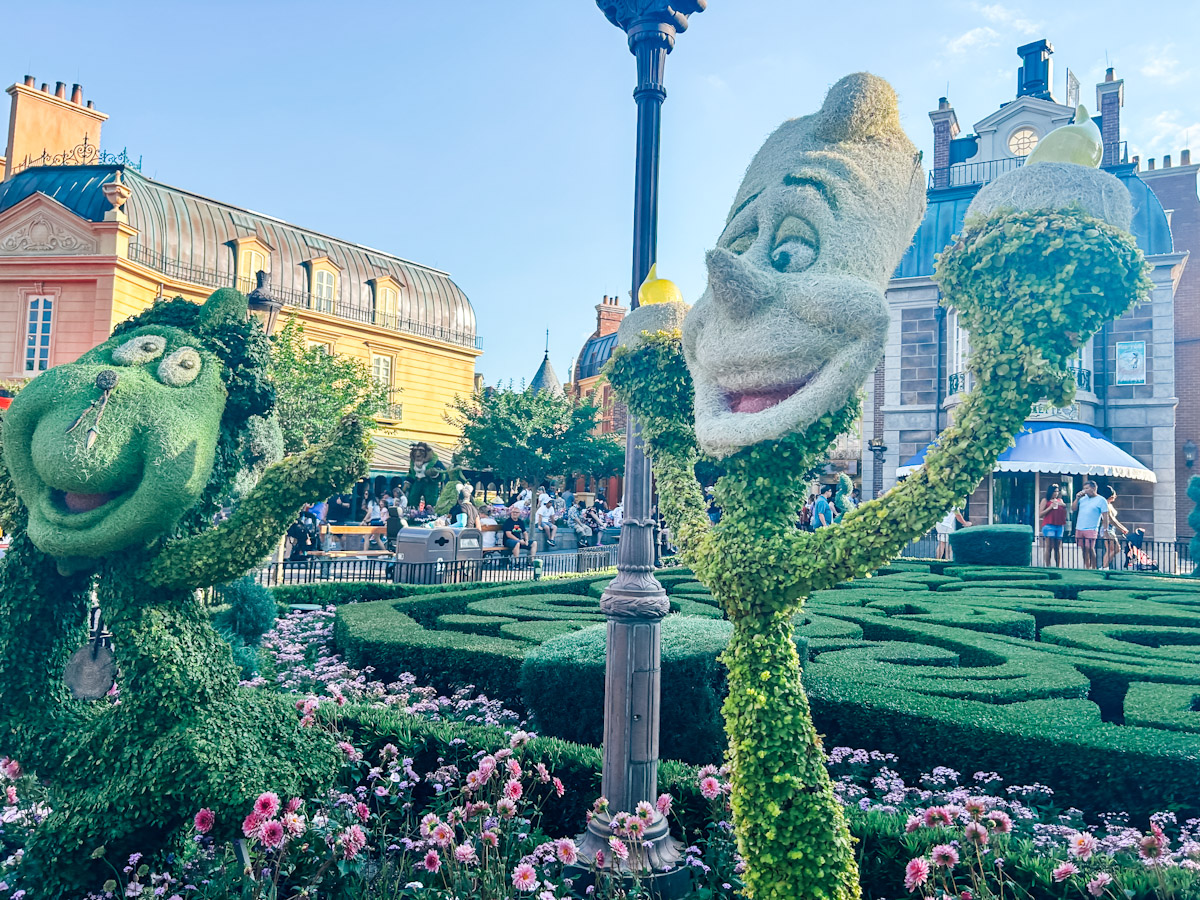 Be out Guest with Cogsworth and Lumiere