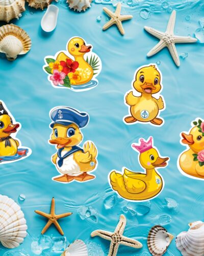 Free Printable Cruising Ducks