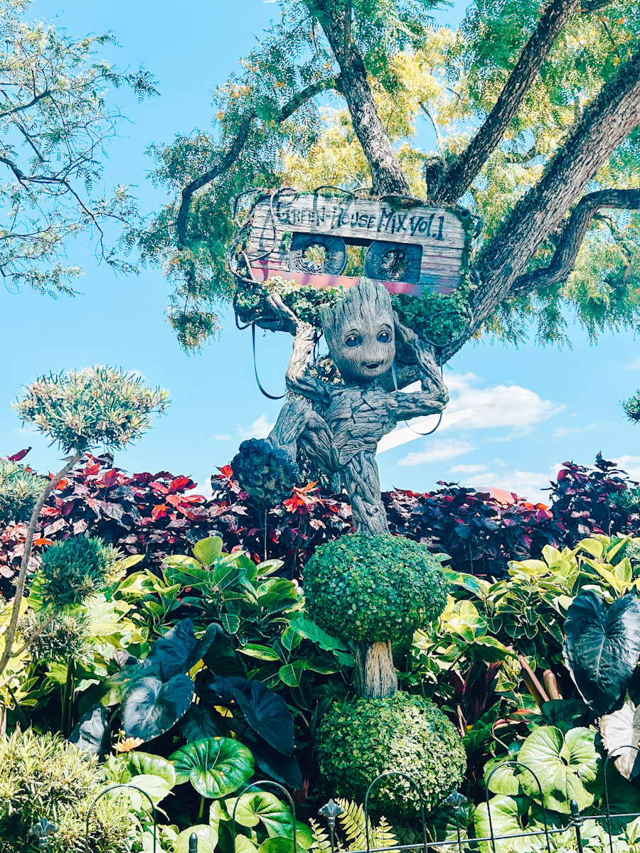 Groot a favourite from Guardians of the Galaxy
