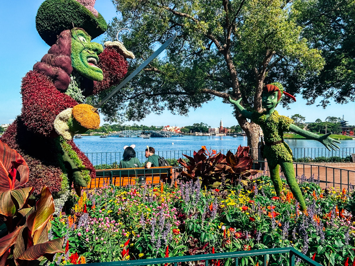 Peter Pan and Captain Hook