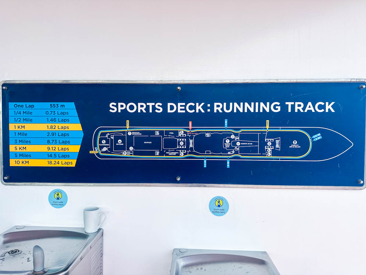 Running track Anthem of the Seas