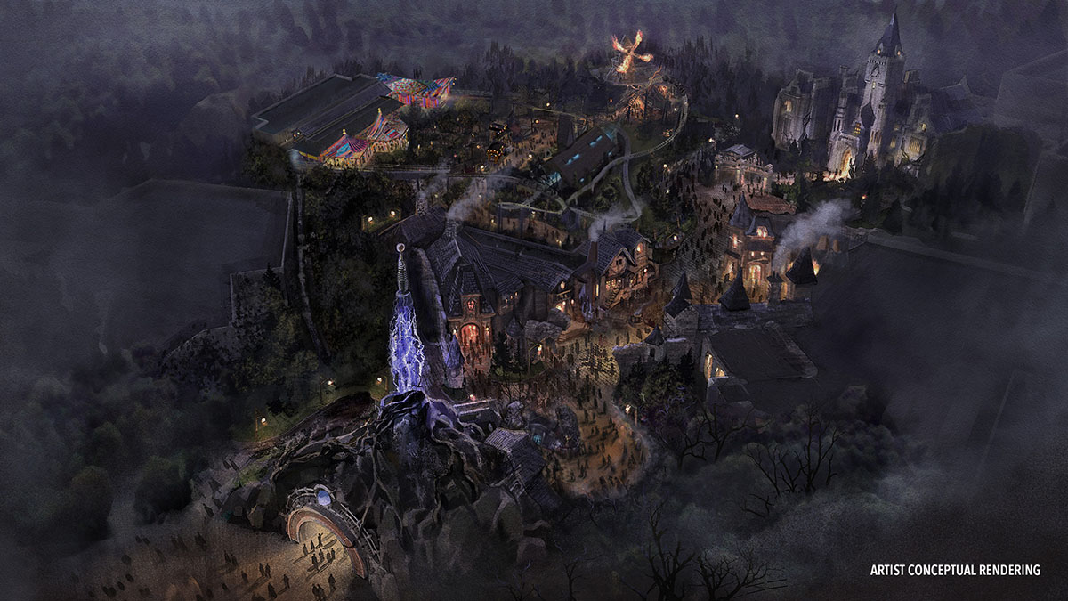 Dark Universe - Bats Eye View, Photo Credit Universal Epic Universe