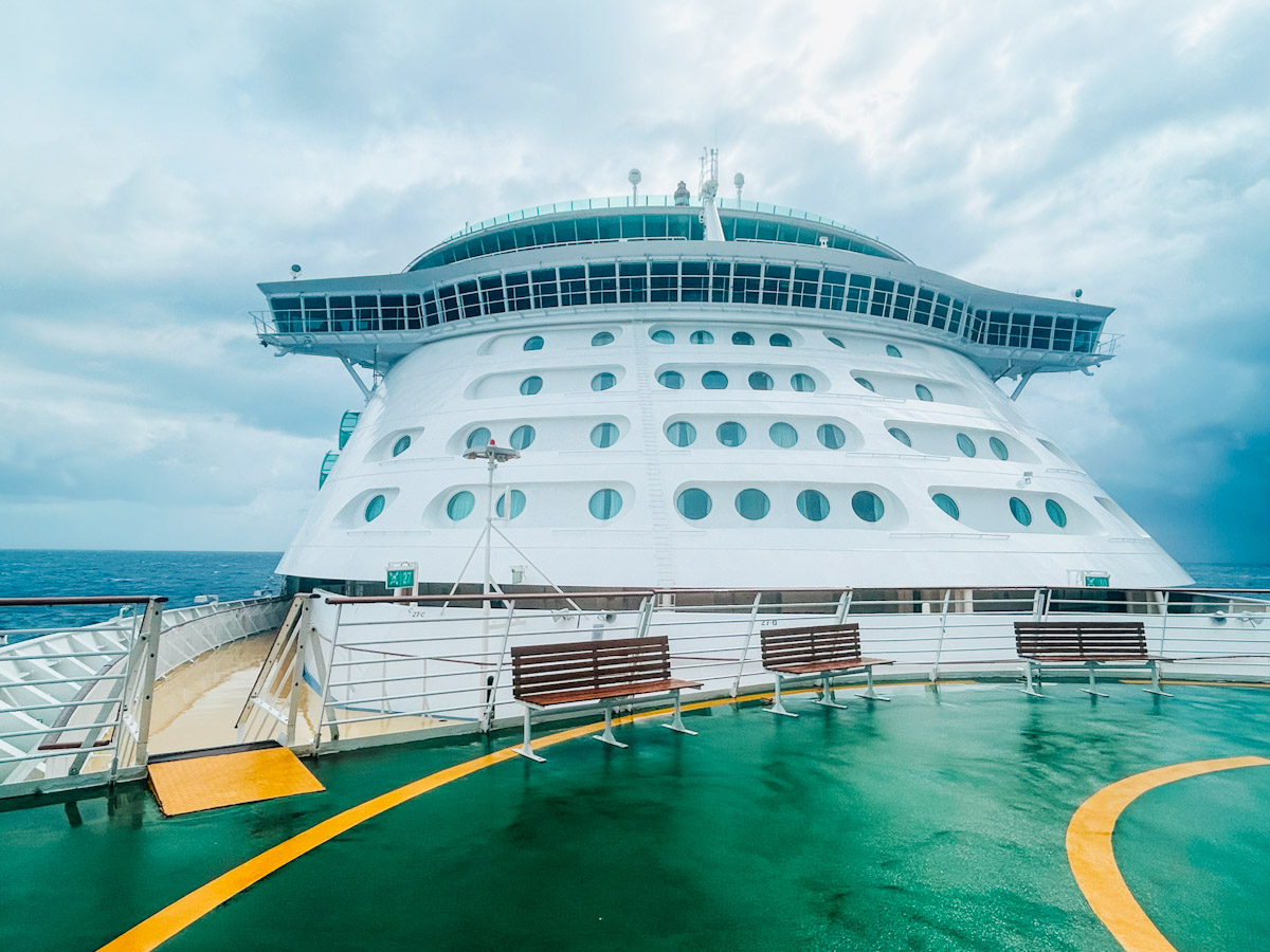 Helipad on Mariner of the Seas