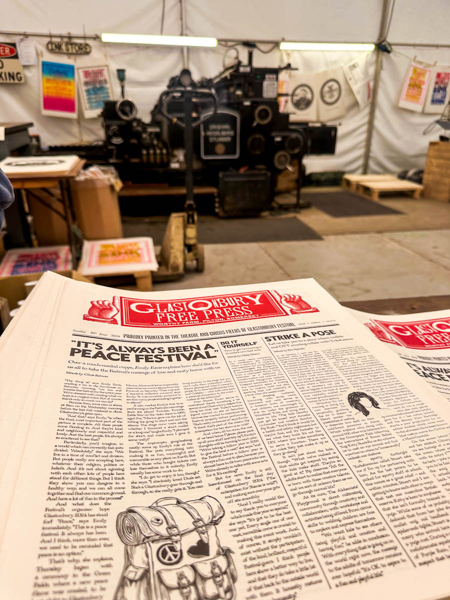Glastonbury press Glastonbury 2024