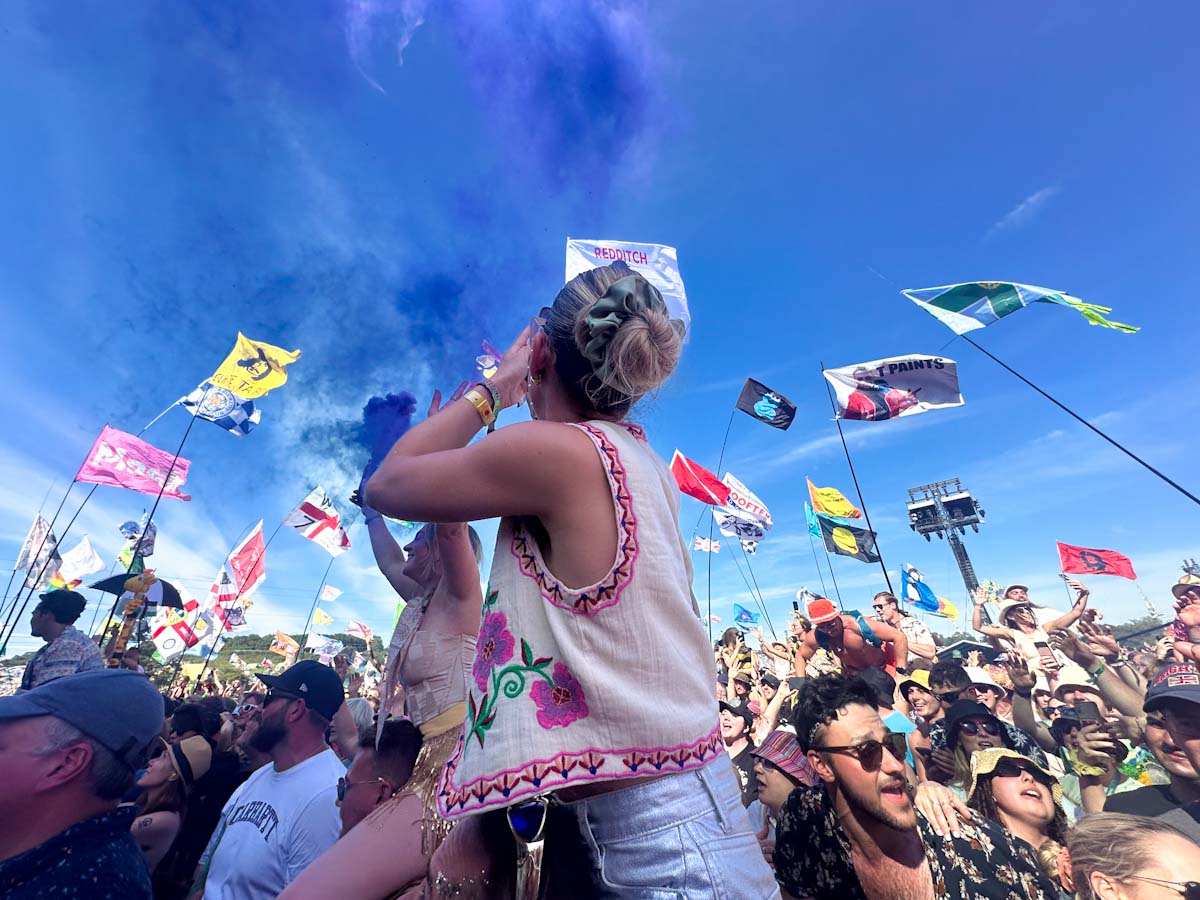 Glastobury 2024 sky 