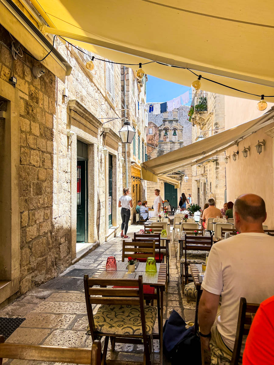Dubrovnik Croatia Cafe restaurant