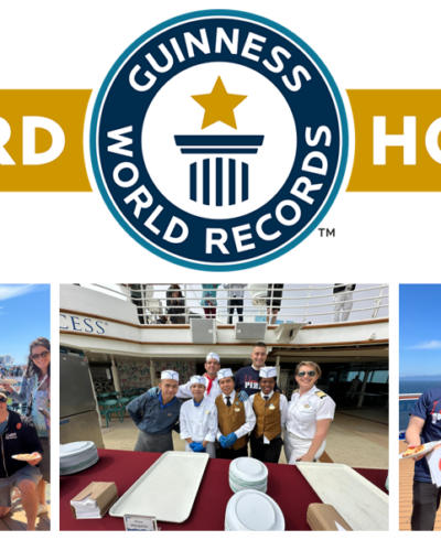 Princess Cruises Sets Guinness World Record for “World’s Largest Pizza Party”
