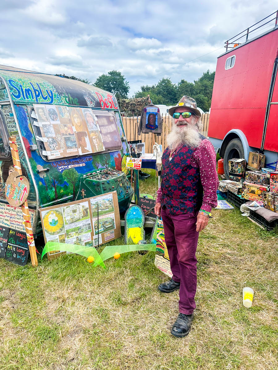 Steve Shemanic art Glastonbury 2024