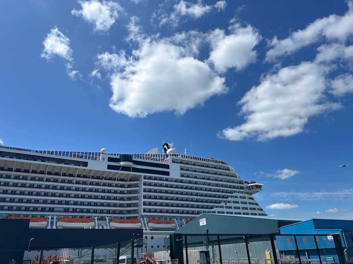 View of MSC Virtuosa
