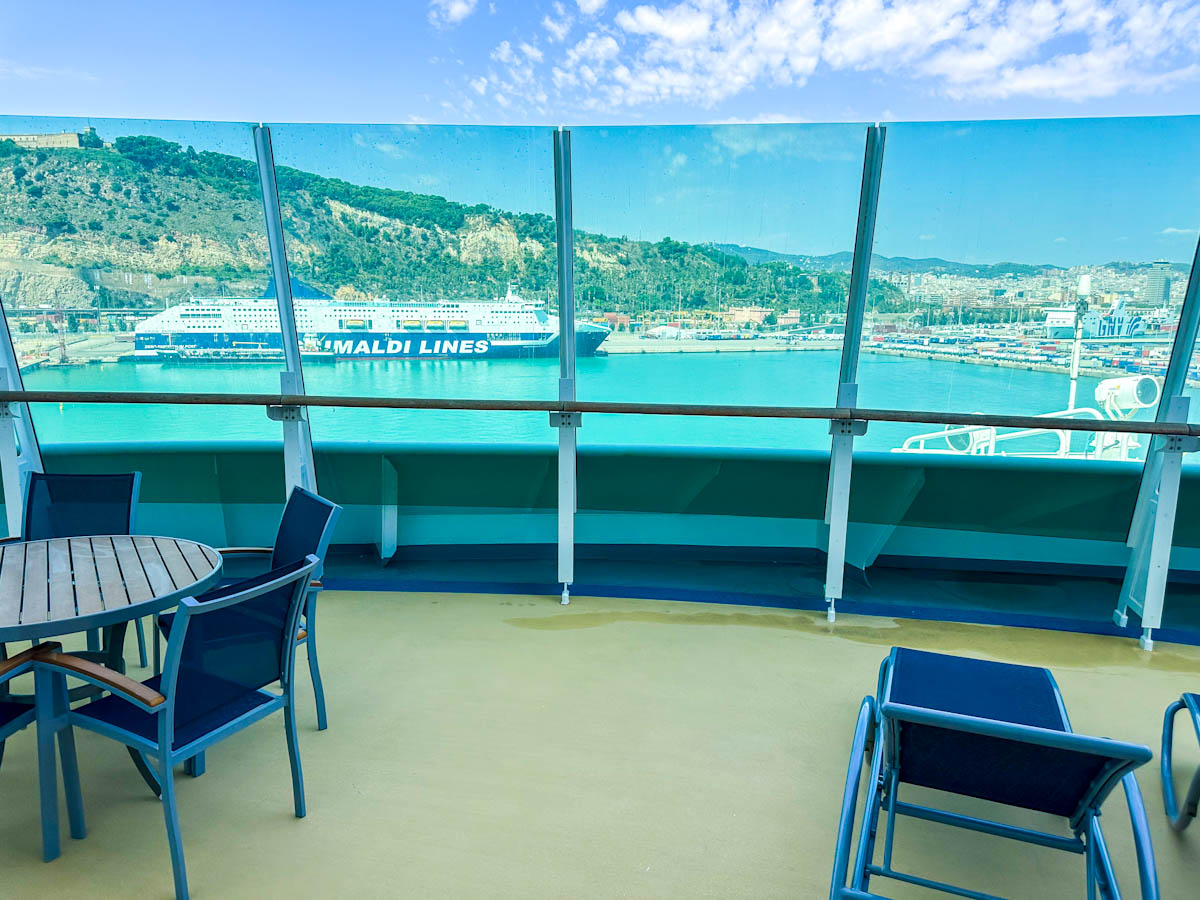 Voyager of the Seas Junior Cabin 1156 Balcony view