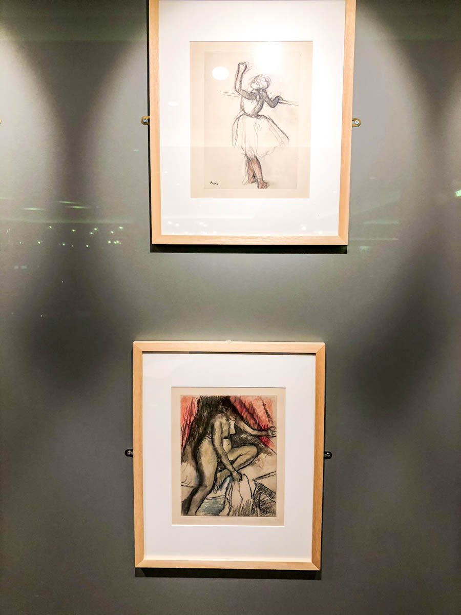 Edgar degas ballet and a naked woman