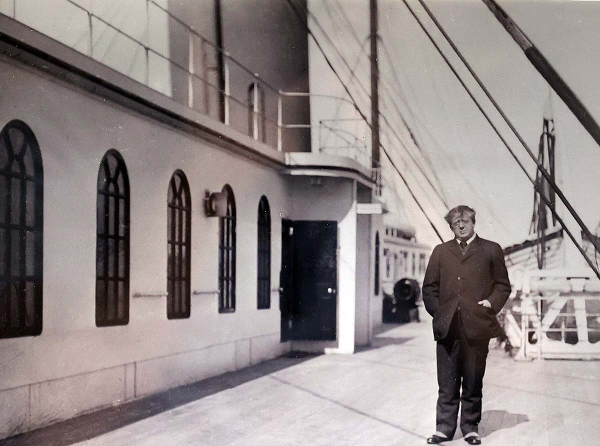 Man on the Deck of the Titanic