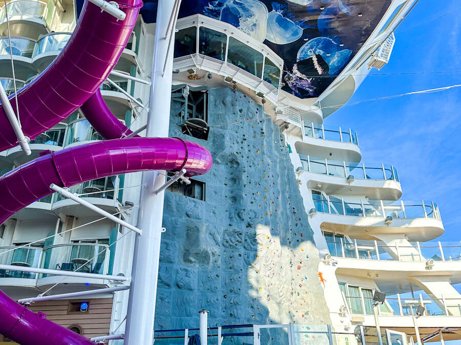 Oasis of the Seas Rock Climbing wall