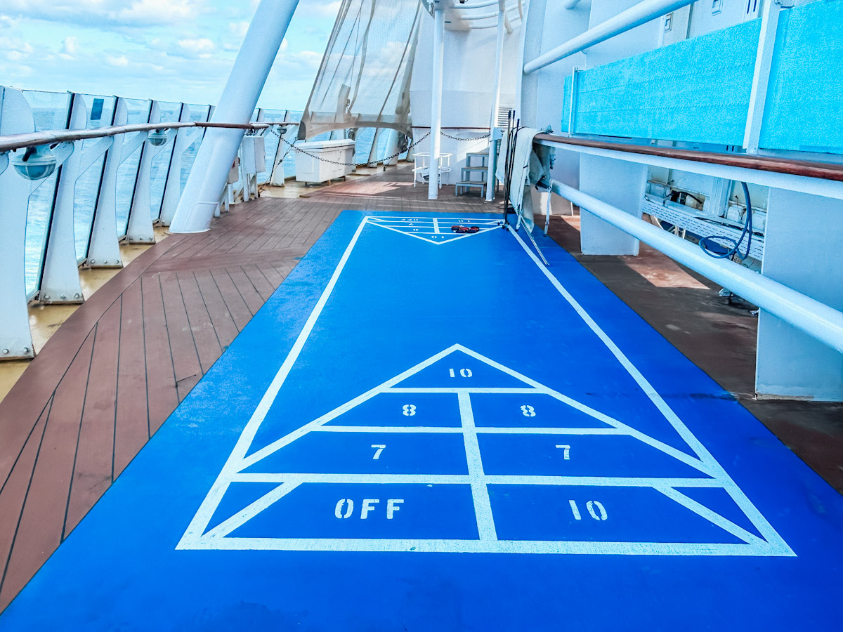 Deck Games behind the Aqua Theatre on the Boardwalk