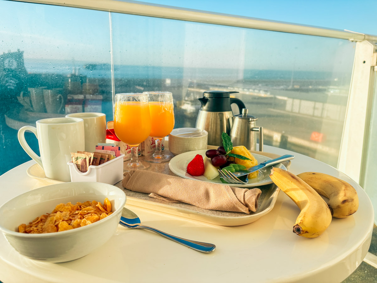 Balcony Breakfast on Allure of the Seas