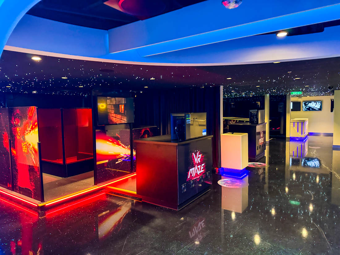 NCL Galaxy pavilion VR Ride VR Maze