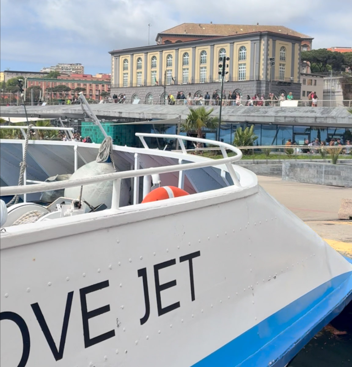 The Catermaran Ferry from Naples to Sorrento