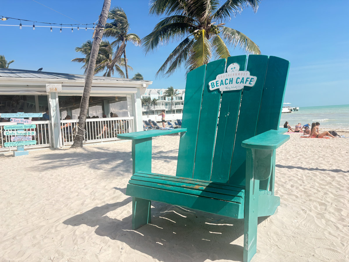 Beach Cafe at the Southern Most Tip