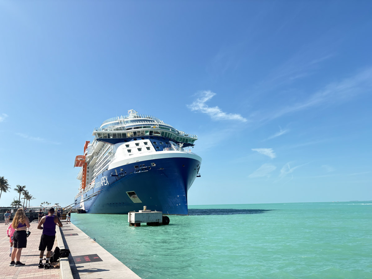 Celebrity Apex in Port at Key West