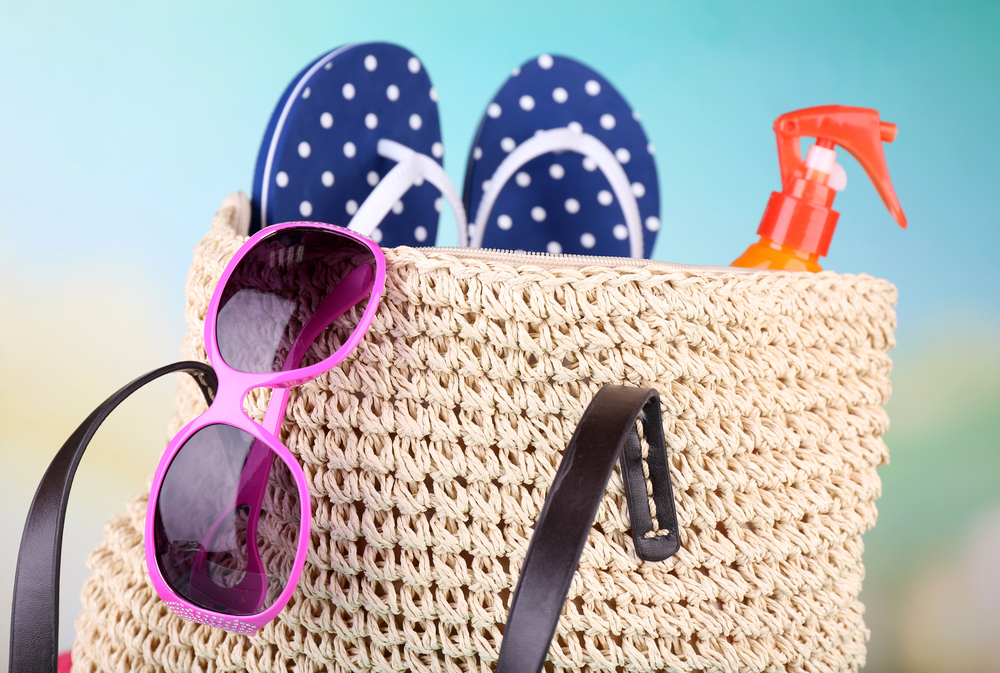 beach bag, travel bag